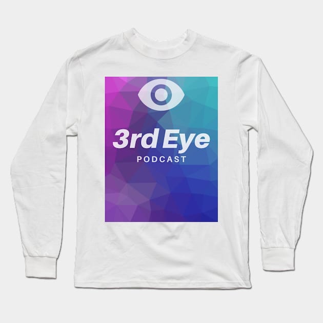 3rd Eye Logo Long Sleeve T-Shirt by 3rdEyePodcast